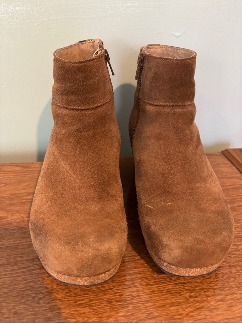 Papillio Tan Ebba Suede Ankle Boots $139 size 37